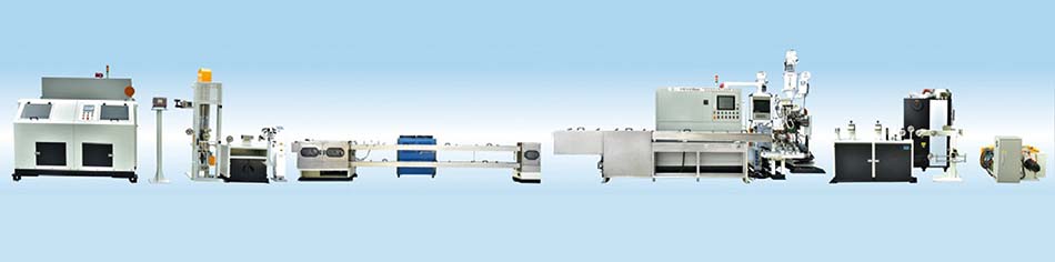 化學發泡押出生產線（USB3.1，Type-C高頻同軸線押出生產線）